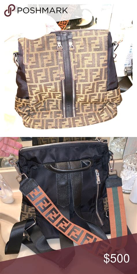 vintage fendi zucca backpack|vintage fendi waist bag.